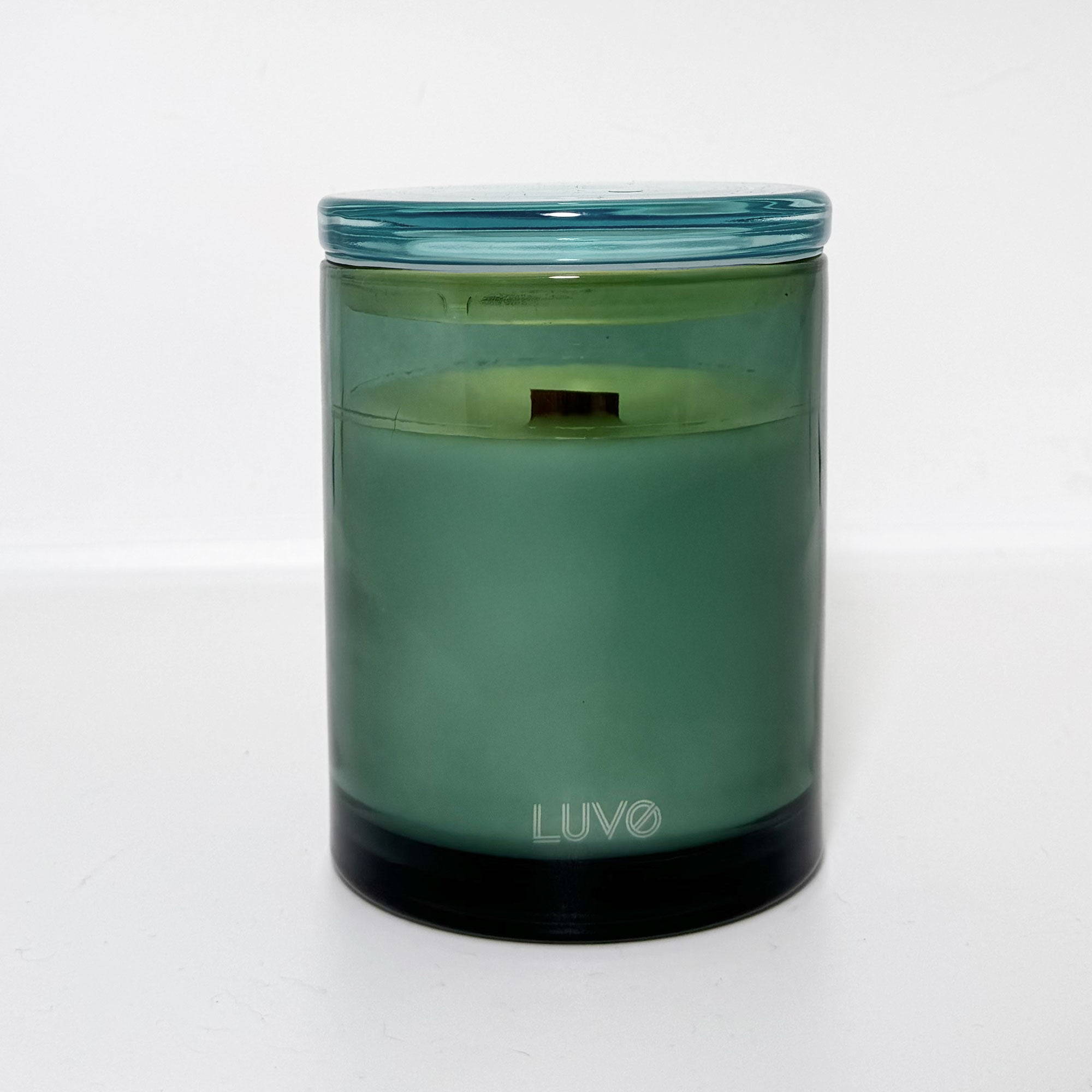 Juniper & Balsam Spruce Wooden Wick Candle - LUVO Candles | Bougies
