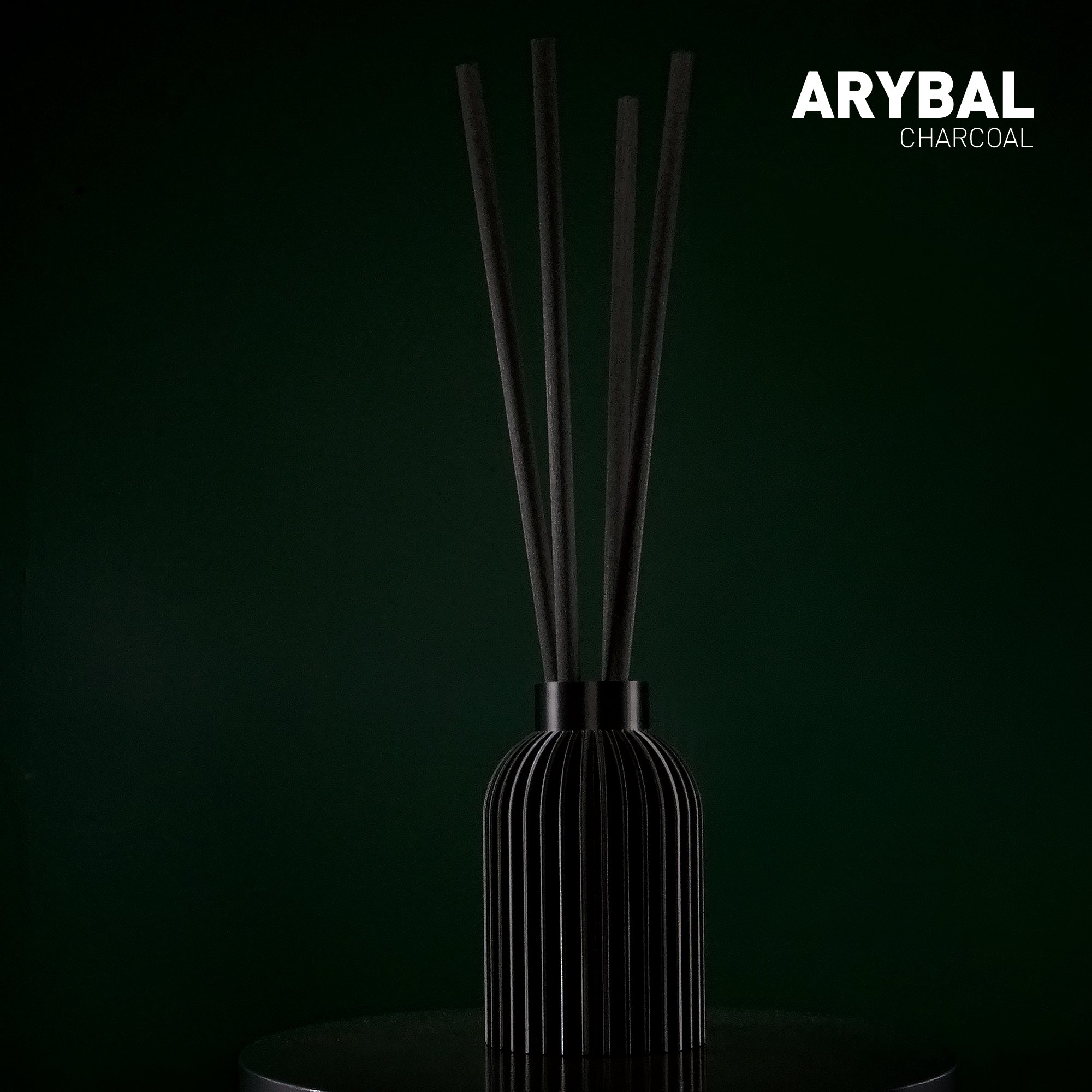 Arybal vessel in Charcoal finish — Le Grand Diffuseur by LUVO