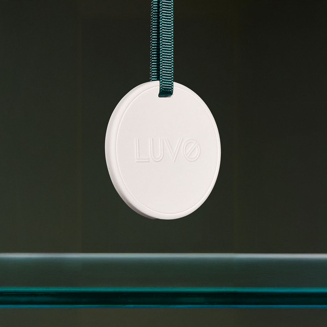 Sweet Brier Rose & Cardamom Scented Porcelain Medallion - LUVO Candles | Bougies